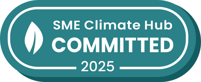 Badge "SME Climate Hub Committed 2025"